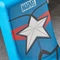 X Rocker Marvel Icon Video Rocker Gaming Bodensessel für Kinder/Jugendliche, Captain America rot/blau Vorschaubild