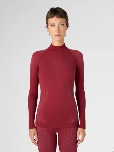 UYN Evolutyion Turtle Neck Funktionsshirt langarm sofisticated red/bordeaux (Damen)