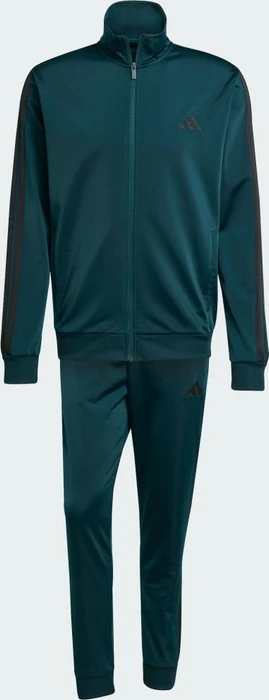 adidas Basic 3-Streifen Tricot Trainingsanzug aurora ivy (Herren)