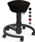 Aeris Swopper Air New Edition Bürohocker mit Rollen, Feder Standard, Gestell Alu schwarz, Bezug Mesh-Gewebe schwarz Vorschaubild