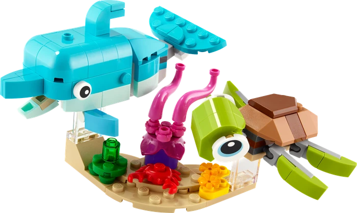 LEGO Creator 3in1 - Delfin und Schildkröte (31128) – Bild 2 von 6