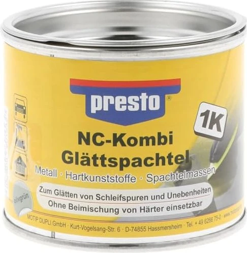Presto NC-Kombi Glättspachtel olivgrün, 250g