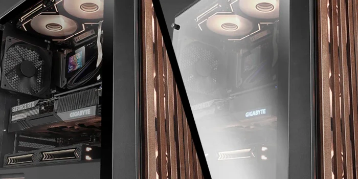 Mars Gaming MC-WOODC, schwarz, Chromed Glass Panel, Glasfenster