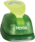 Heyda Hebel-Motivstanzer XL, Flügel, gelb/grün, 38mm Vorschaubild