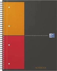 Oxford International Collegeblock, A4+, kariert, Softcover, 80 Blatt
