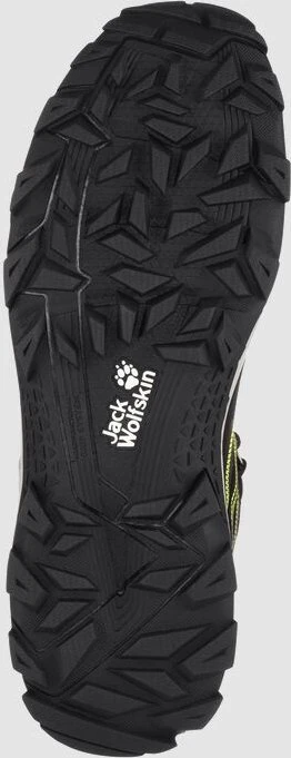 Jack Wolfskin Downhill Texapore Mid black/lime (Herren)