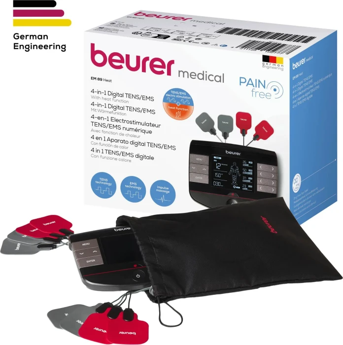 Beurer EM 89 TENS/EMS Heat Digital Massagegerät mit Wärmefunktion