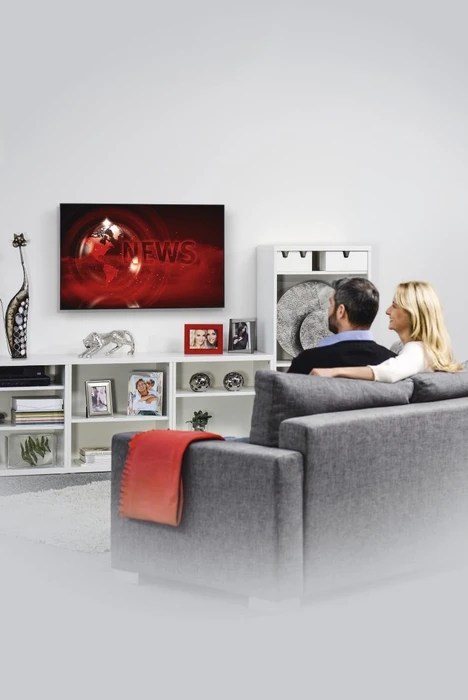Hama TV-Wandhalterung Fix Ultraslim, 3 Sterne, M schwarz