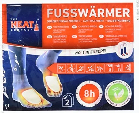 The Heat Company Fußwärmer Wärmepads für Yeti Einlegesohlen