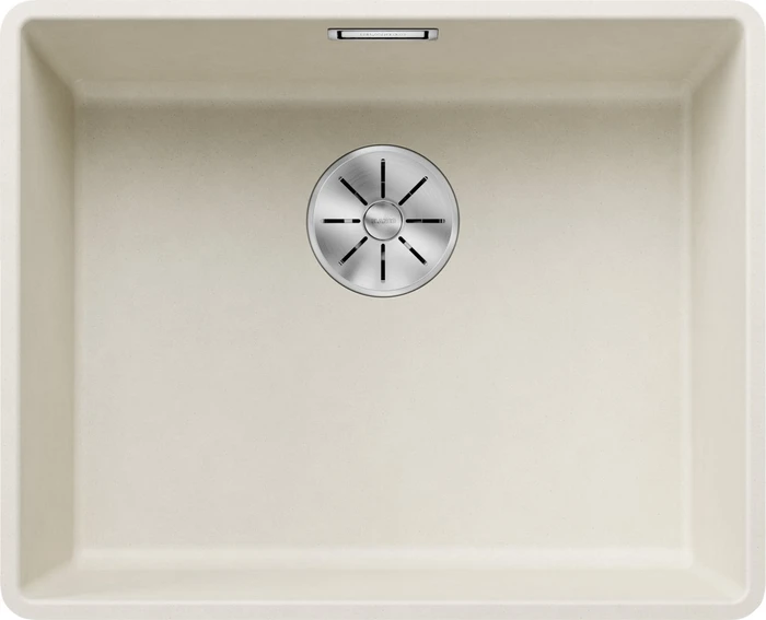 Blanco Subline 500-F InFino Becken mittig softweiß