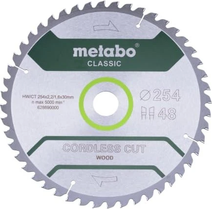 Metabo Precision Cut Kreissägeblatt 40Z, 216x1.2x30mm, 1 Stück
