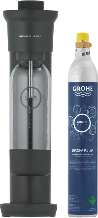 Grohe Blue Fizz Advanced Starterset Trinkwassersprudler schwarz