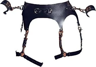 Zado Leder-Hüftgeschirr S/M schwarz