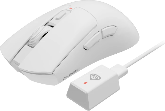 Genesis Zircon 880 Pro 8K/8K Wireless Gaming Mouse weiß, USB/Bluetooth