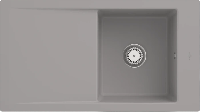 Villeroy & Boch Timeline 50 flat flächenbündig Becken reversibel fossil
