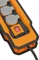 Brennenstuhl professionalLINE Steckdosen-Powerblock IP54, 4-fach, 8m, orange/anthrazit Vorschaubild