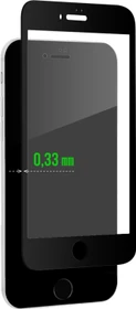 Scutes Deluxe Displayschutzglas Full Screen für Apple iPhone 7 Plus/8 Plus schwarz (96426)