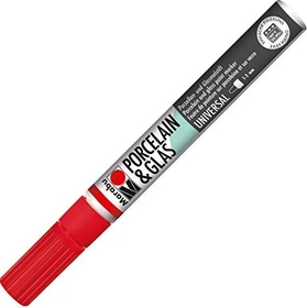 Marabu Porzellan & Glas 1-2mm kirsche 125