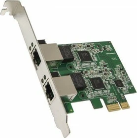 Syba Adapter LAN-Adapter, 2x RJ-45, PCIe 2.0 x1 (SD-PEX24066)