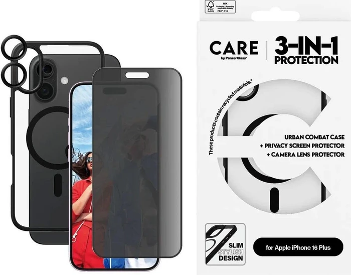 PanzerGlass Safe TPU Case für Apple iPhone 16 Plus