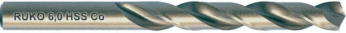 Ruko DIN338 Typ VA HSSE-CO5 Spiralbohrer, 3.3x36x65mm, 10 Stück