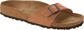 Birkenstock Madrid Vegan Birko-Flor Nubuk pecan (Damen)