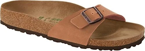 Birkenstock Madrid Vegan Birko-Flor Nubuk pecan (Damen)