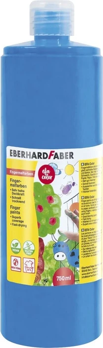 Eberhard Faber EFA Color Fingerfarbe, phthaloblau, 750ml