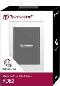Transcend RDE2 CFexpress 2.0 Type B Single-Slot-Cardreader, USB-C 3.2 [Buchse] (TS-RDE2)