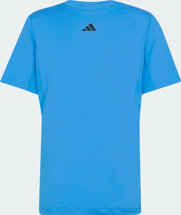 adidas D4T Primelift 3-Streifen Funktionsshirt kurzarm ray blue (Herren)