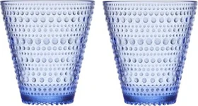 Iittala Kastehelmi Trinkglas 300ml aqua, 2 Stück