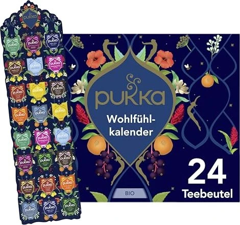 Pukka Bio-Tee Wohlfühlkalender Adventskalender 2025