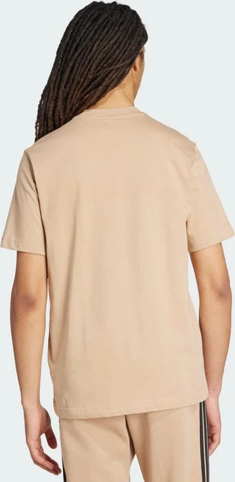 adidas Essentials Big Logo T-Shirt kurzarm warm sandstone/black (Herren)