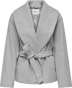 ONLY Augusta Mantel light grey melange (Damen)