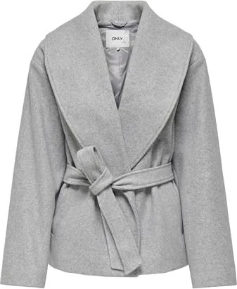 ONLY Augusta Mantel light grey melange (Damen)