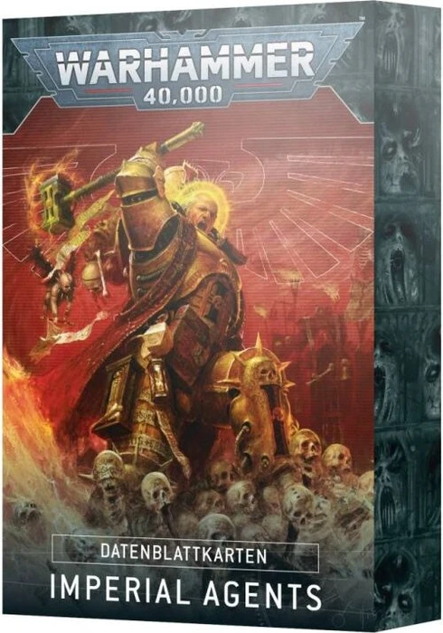 Games Workshop Warhammer 40.000 - Datenkarten: Imperial Agents (DE)