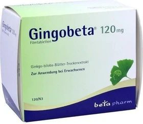 betapharm Gingobeta 120mg Filmtabletten, 120 Stück