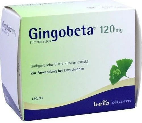 betapharm Gingobeta 120mg Filmtabletten, 120 Stück