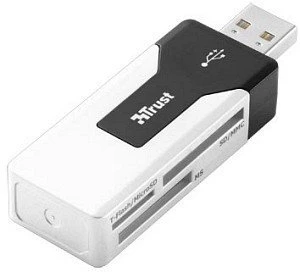 Trust Robson Mini CR-1350p Multi-Slot-Cardreader, USB-A 2.0 [Stecker]