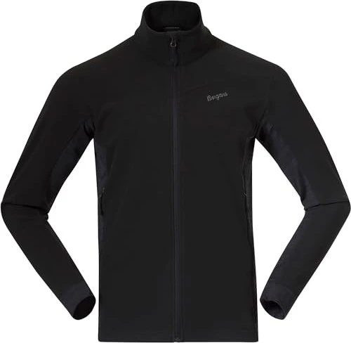 Bergans Rabot Fleece Midlayer Jacke schwarz (Herren)