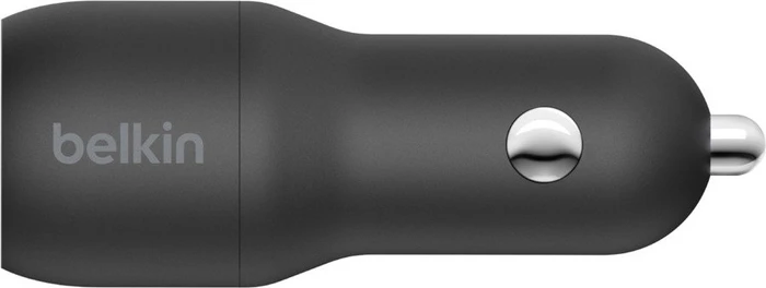 Belkin BoostCharge Dual USB-A Car Charger 24W + USB-A to Lightning Cable schwarz