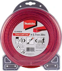 Makita Trimmerfaden Four-Leaf für Rasentrimmer, 2.7mm/30m