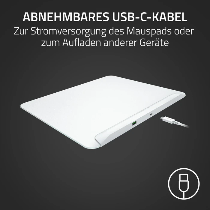 Razer Firefly V2 Pro - Fully Illuminated RGB Gaming Mouse Mat, weiß