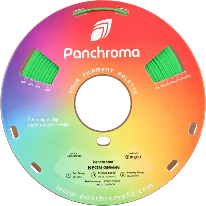 Polymaker Panchroma Neon, grün, Spule, 1.75mm, 1.00kg