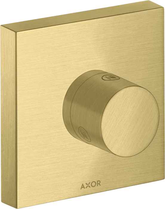 Hansgrohe AXOR ShowerSolutions Ab- und Umstellventil Trio/ Quattro 120/120 Unterputz brushed brass