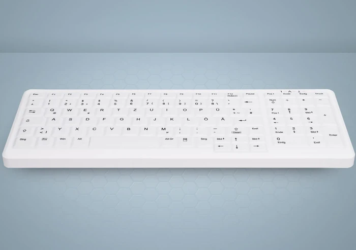 Contour Design Active Key AK-C7000 Medical Keyboard Compact, weiß, vollversiegelt, USB, BE