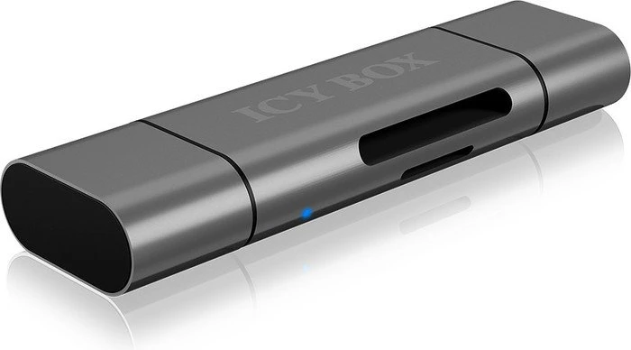 RaidSonic Icy Box IB-CR200-C Dual-Slot-Cardreader, USB-C 2.0 [Stecker]