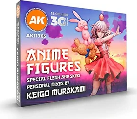 AK-Interactive 3rd Gen Acrylic Colors Signature Set Keigo Murakami Anime Figures Farbset, 18-tlg.
