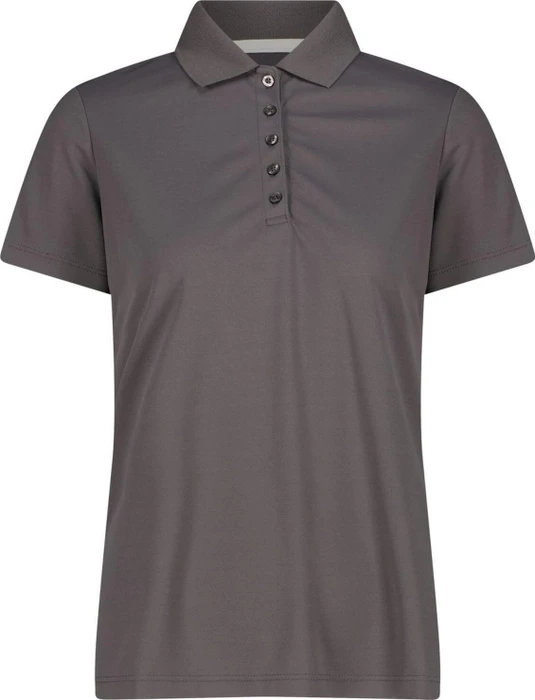 CMP Einfarbiges Pique Poloshirt kurzarm terra (Damen)