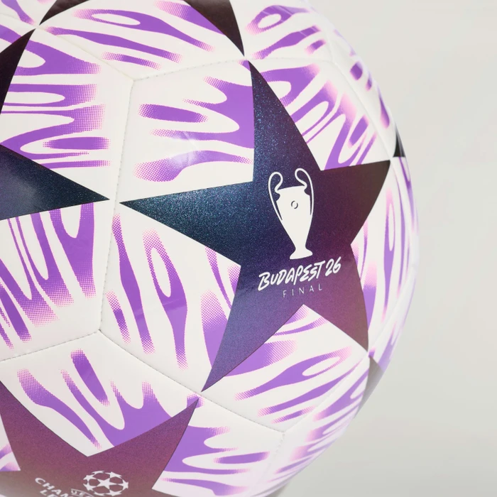 adidas UCL Budapest 2026 League Final Club Fußball white/shock purple